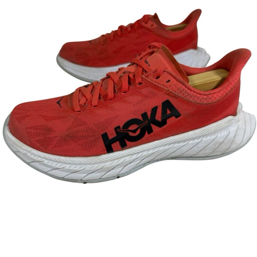 Hoka One One Carbon X 2 Running Shoes Women’s 7.5 PROFLY Hot Coral Fiesta Orange